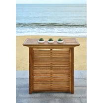 SAFAVIEH Monterey Outdoor Patio Bar Table, Natural