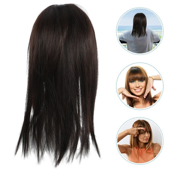 LOLIPPYY Hair Topper for Thinning Hair Black Lightweight Hairpiece for Natural Coverage