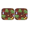 thumbnail image 7 of Xecao Frogs and Mushrooms for Foldable Car Sun Shades (2-Pack) offer sun protection with an easy-fold design for convenient windshield shading., 7 of 7