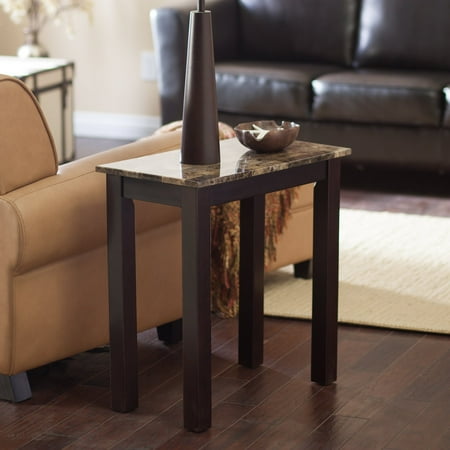 Palazzo Faux Marble Chair Side Table