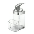 simplehuman 22 Fl. Oz. Square Push Soap Pump with Sponge Caddy