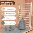 thumbnail image 4 of Sauna Backrest Sauna Wooden Comfortable S-Shape Design Sauna Chair - Sauna Accessories for Any or Infrared Sauna, 4 of 7