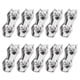 thumbnail image 5 of 10 Uds. Cerradura de mandril de cuerda de alambre de acero inoxidable 304 M3 abrazadera de doble Clip para mecanismo Industrial VoborMX herramienta, 5 of 8