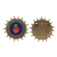 thumbnail image 1 of Pin de gancho de metal vintage con forma de sol Unbranded M, 1 of 3