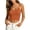 Orange, variant on Pafei Tyugd Women Crop Camisole Spaghetti Strap Tank Tops Built in Bra Y2K Clothes for Going Out Scoop Neck Tshirts Orange L