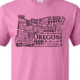 thumbnail image 4 of Inktastic Oregon Word Salad- state outline T-Shirt, 4 of 5