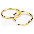 thumbnail image 4 of 316L Surgical Steel Earrings for Women Gold Plated Hoop Earring 10mm Endless Hoop Earrings, 4 of 4