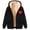 Black, variant on Womens Hoodies Fleece Lined Heart Print Hooded Long Sleeve Pockets Zip Up Drawstring Jacket for Casual Wear Womens Sweatshirts Beige L