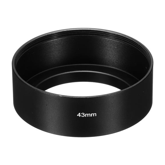 Uxcell 43mm Lens Hood, Standard Focus Frosted Surface Anti-reflective Inside Hood
