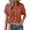 Brown2, variant on Cotton Linen Shirts For Women Gauze Shirts Beach Vacation Tshirts Loose Fit Tee Shirt Women Boho Peasant Gauze Blouses Gauze Tunic Tops For Women Gauze Shirts For Women Womens Summer Tops Brown L