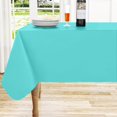 thumbnail image 1 of Mantel de vinilo impermeable color verde azulado 152 x 305 cm, 1 of 9