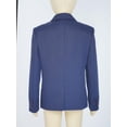 thumbnail image 4 of Sholeno Boys Classic Fit Sport Blazer Single Breasted Lapel Suit Jacket Casual Outerwear Coat Navy Blue 12, 4 of 7