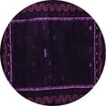 thumbnail image 1 of Ahgly Company Indoor Round Abstract Purple Contemporary Area Rugs, 8' Round, 1 of 4