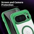 thumbnail image 5 of Allytechgroup Clear Case for Google Pixel 9A, Compatible with Mag-safe Anti-Yellowing Slim Fit Phone Rugged Shockproof Protective Cover Compatible with Google Pixel 9A, Green, 5 of 7