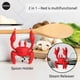 thumbnail image 3 of Soporte de silicona para utensilios OTOTO Red the Crab, resistente al calor, 3 of 6