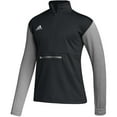 thumbnail image 2 of Adidas Men's Team Issue 1/4 Zip Pullover XL Black | Gray, 2 of 2