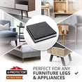 thumbnail image 2 of Pinzas X-PROTECTOR Premium para muebles Furniture Pads, 8 peniques, 2 of 6