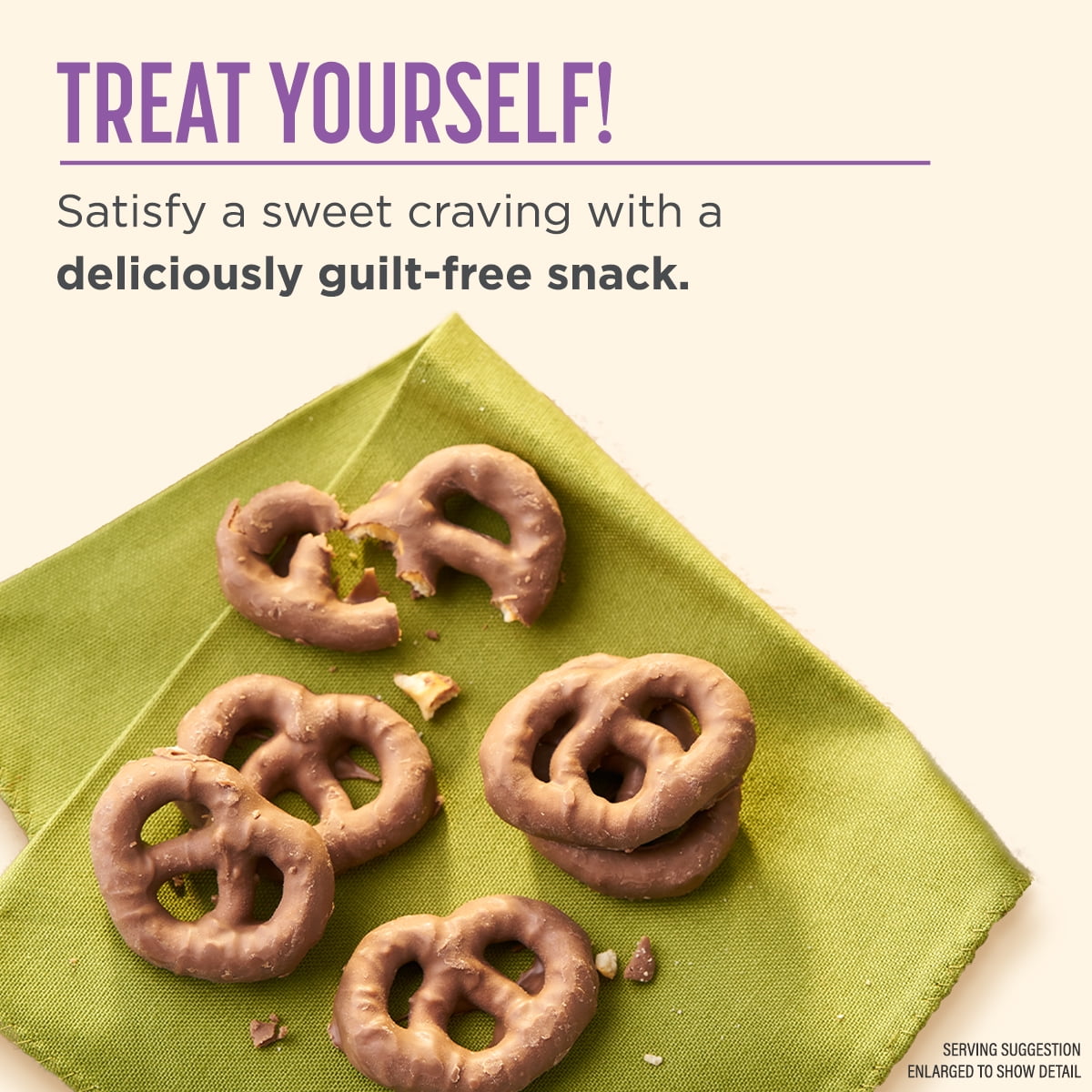 Nutrisystem Milk Chocolate Dipped Pretzel Twists, 15 Pouches