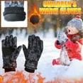 thumbnail image 2 of DAMAI 1 Pairs Winter Gloves for Kids, Waterproof Snow Ski Gloves Kids Cycling Gloves, Non-Slip Full Finger Gloves for Child Warm Unisex Camouflage Clothes for Cold Weather Girls Boys Children, 2 of 3