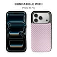 thumbnail image 5 of Black Polka Dots Pink Background Leather Wallet Case for iPhone 17 Pro Wallet Case Card Holder Flip, 5 of 8