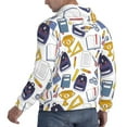 thumbnail image 3 of Hoodies for Men - bag ruler pen Print Long Sleeve Comfrt Men'S Fashion Hoodies & Sweatshirts, Sweatshirts for Men Hoodies Pullover Clothing Clothes with Pouch, 3 of 7