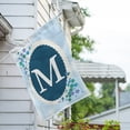 thumbnail image 2 of America Forever Spring Monogram House Flag Letter M 28 X 40 inches Double Sided Vertical Outdoor, Yard, Lawn, Beautiful Flowers, Floral Design, Summer Farmhouse House Flag, 2 of 4