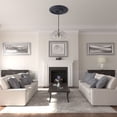 thumbnail image 5 of 38 3/8"OD x 2 7/8"P Oslo Ceiling Medallion (Fits Canopies up to 7 5/8"), Hand-Painted Midnight Dream, 5 of 6