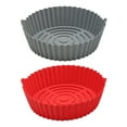 thumbnail image 1 of Square silicone Air Fryer Liner - Reusable Air Fryer - Air Fryer Accessories, 1 of 5