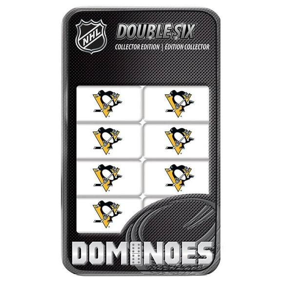 Masterpieces Puzzle Company NHL Double Six Collector Edition Dominoes Pittsburgh Penguins