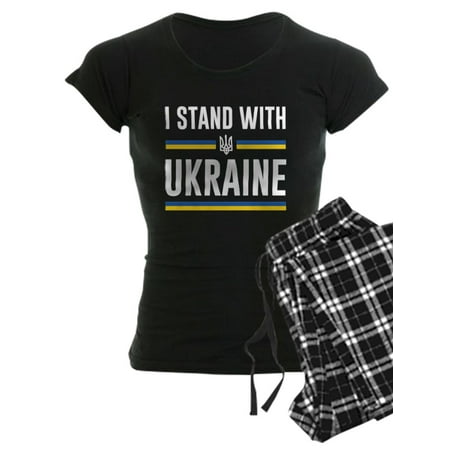 

CafePress - I Stand With Ukraine - Women s Dark Pajamas