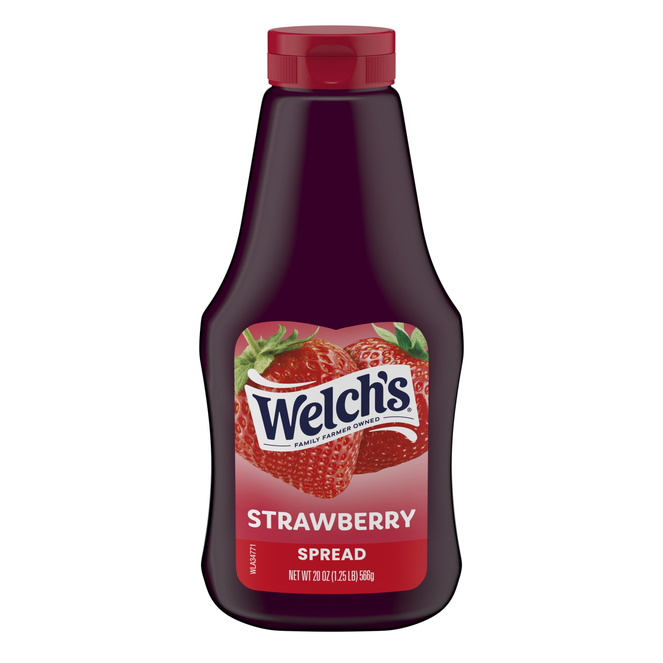 (2 pack) Welch's Strawberry Spread, 20 oz Squeeze Bottle
