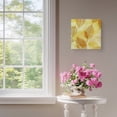 thumbnail image 4 of Framed Canvas Wall Art for Living Room Yellow Transparent Leaves Wall Decor, Ombre Leaf Veins Aesthetic Paintings for Bedroom Office Kitchen Bathroom, Ready to Hang Artwork Wall Pictures 12x12 Inch, 4 of 9