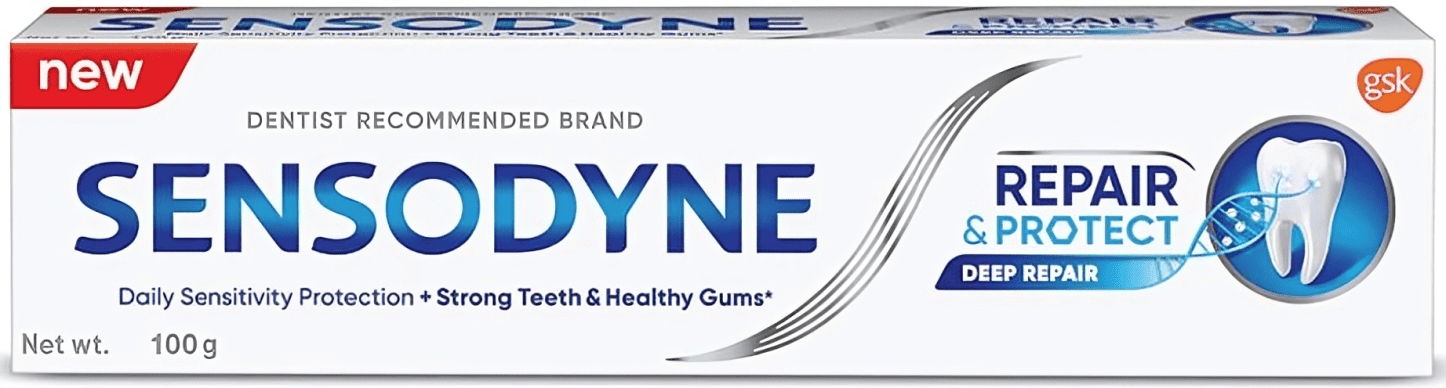 Sensodyne Repair and Protect Toothpaste for Deep Repair of Sensitive Teeth 100gm 5 Pieces Set