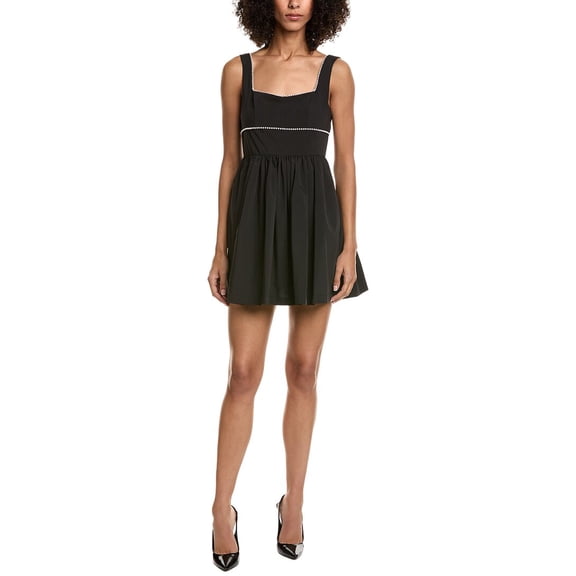 Amanda Uprichard womens Basilia Dress, l, Black