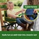 thumbnail image 4 of Bright Starts John Deere Pop 'N Sit Portable Booster Chair, Floor Seat, Indoor/Outdoor Use, Compact Fold, Green and Yellow, 6 Mos - 3 Yrs, 4 of 5