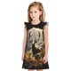 thumbnail image 1 of Balery Enchanted Deer In Cave Camisón de princesa para niñas, pijama de algodón con mangas abullonadas, suave y bonito.-Medium, 1 of 6