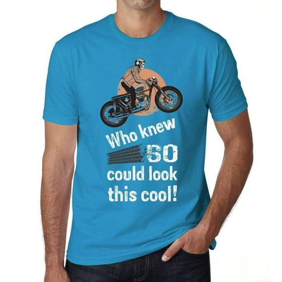 Men's Graphic T-Shirt Who Knew 50 Could Look This Cool 50th Birthday Anniversary 50 Year Old Gift 1974 Vintage Eco-Friendly Short Sleeve Novelty Tee