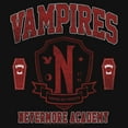 thumbnail image 2 of Girls Wednesday Vampires Academy Crest T Shirt, 2 of 4
