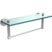 Dottingham 16" Glass Vanity Shelf with Integrated Towel Bar (Build to Order)