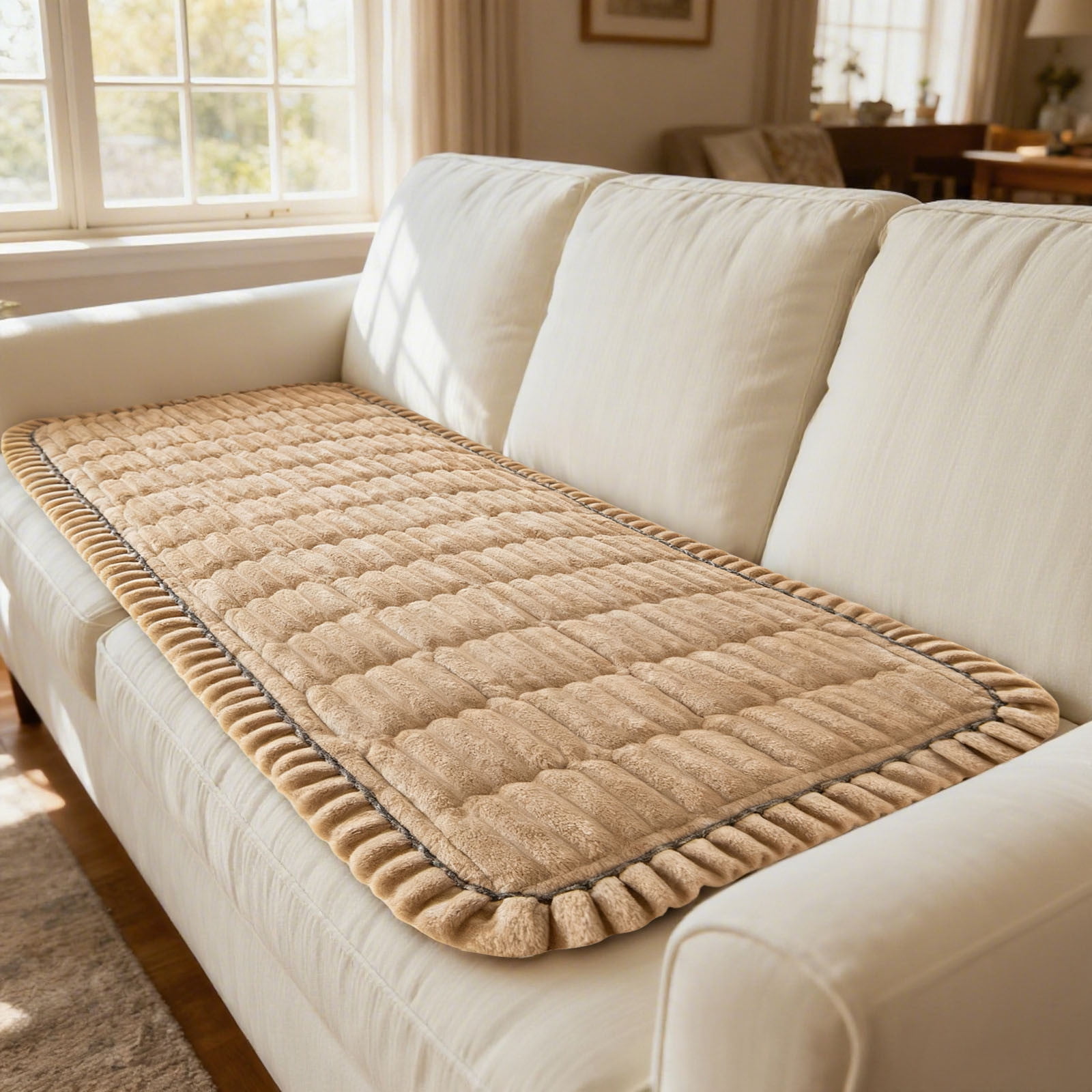 Washable Couch Cover for Dogs Non Fuzzy Pet Couch Covers for 3 Cushion Sofa Pet Friendly Sofa Cover Protector 60x90cm Pet Mat Bed