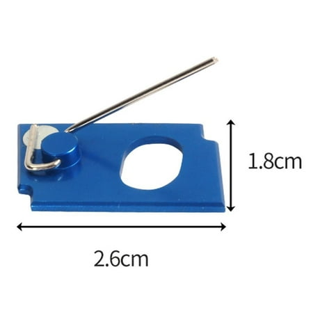 Taituoti Recurve Bow Magnetic Arrow Rest Aluminum Alloy Arrow Mounting Side For Pads Blue
