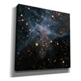 thumbnail image 2 of Epic Graffiti  "Mystic Mountain Infrared" Hubble Space Telescope Giclee Canvas Wall Art - Blue 12" x 12", 2 of 3