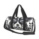 thumbnail image 1 of Balery Artistic Black White Peacocks Bolsa de Gimnasio para Mujeres y Hombres, Bolsa de Viaje Impermeable, Bolsa de Fin de Semana con Compartimento para Zapatos y Bolsillo Húmedo, 1 of 6