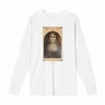 thumbnail image 4 of The Nun Scary Demon Face Woman Adult White Crew Neck Long Sleeve Tee-Medium, 4 of 7