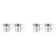 thumbnail image 1 of 4 Paquetes Crema de Campana de Acero Inoxidable de 3 Oz Café Exprés Tiro Jarra Espumosa, 1 of 8