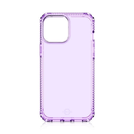 ITSKINS SPECTRUM-R CASE FOR IPHONE 13 (6.1") - 100% RECYCLED MATERIALS - CLEAR SERIES - LIGHT PURPLE