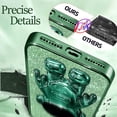 thumbnail image 5 of for iPhone 7 Plus Case for iPhone 8 Plus Case, Women Girls Astronaut Clear Glitter Phone Cases for iPhone 7/8 Plus with Stand, Cute Electroplated Sparkly Phone Cover for iPhone 7/8 Plus Green, 5 of 11