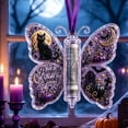 thumbnail image 5 of Halloween Cash Gift Ornament, Acrylic Money Holder with Butterfly with Spooky Night Scene Design for Fall Party Decor, 5 of 7