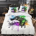 thumbnail image 3 of Comforter Cover Set Gamepad Printed Bedspreads Boys Girls Fashion Home Textiles Bedding Set,Twin (68"x86"), 3 of 6