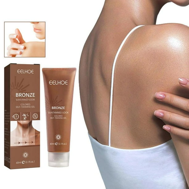 Crema autobronceadora de bronce para el verano, crema bronceadora brillante para dar A tu piel un bronceado y un aspecto Sexy Fivean unisex